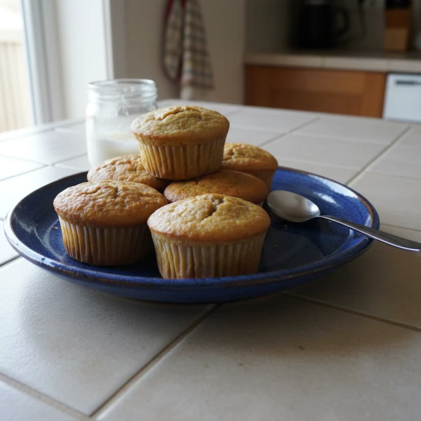 Bolo de Aveia com Banana e Maçã