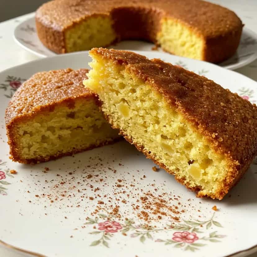Foto deliciosa de Bolo de Banana Caseiro pronta para servir - Bolos & Cupcakes