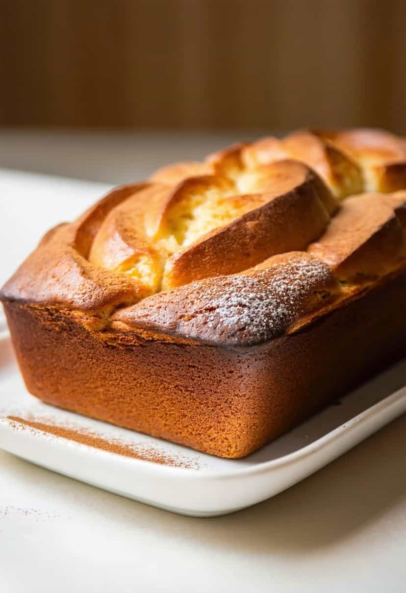 Foto deliciosa de Bolo de Banana com Canela pronta para servir - Outras Receitas