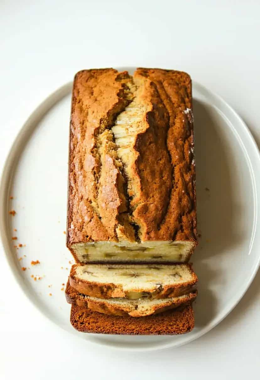 Foto deliciosa de Bolo de Banana e Aveia com Canela pronta para servir - Outras Receitas