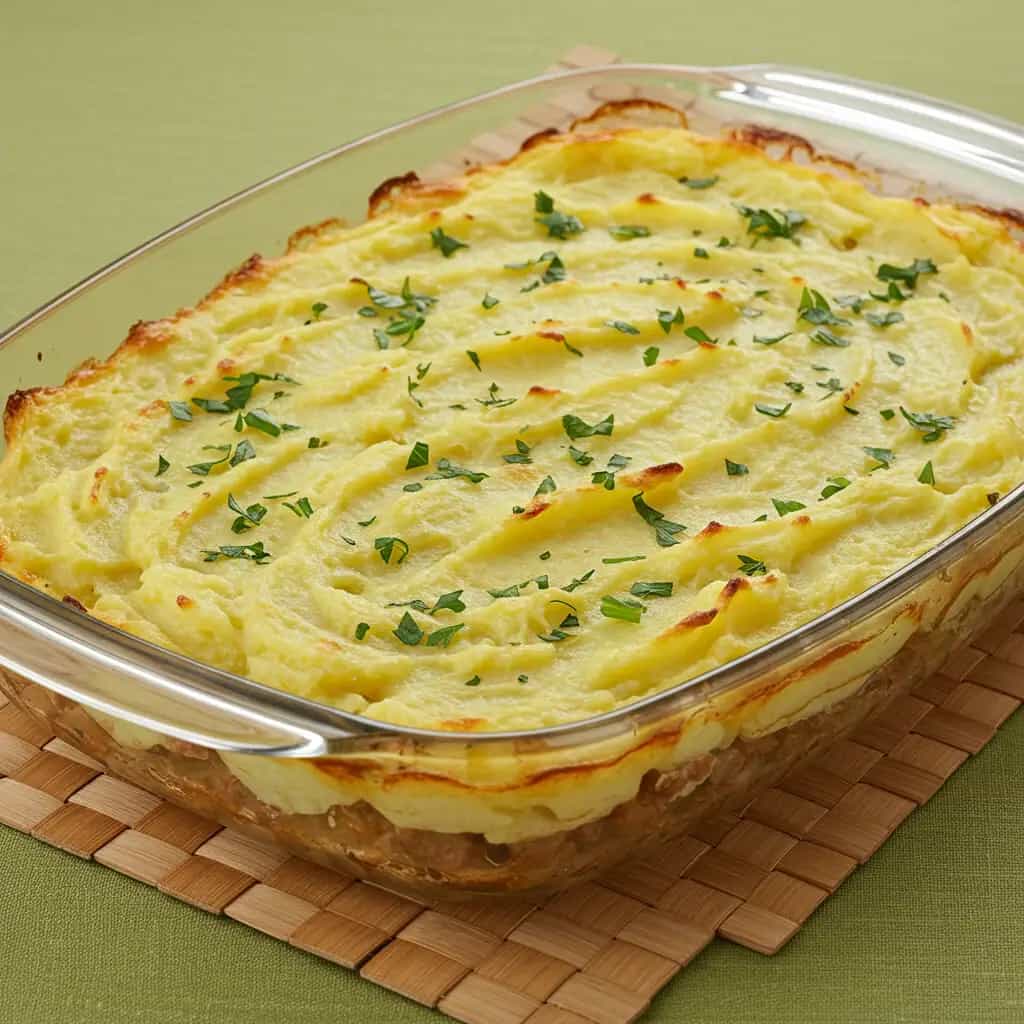 Bolo de Batata com Carne Moída