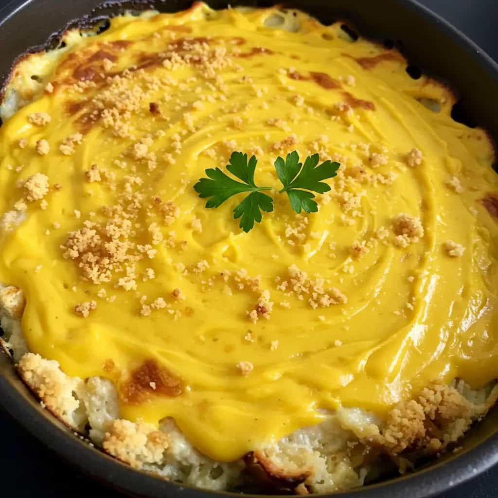 Bolo de Batata com Carne Moída e Mussarela