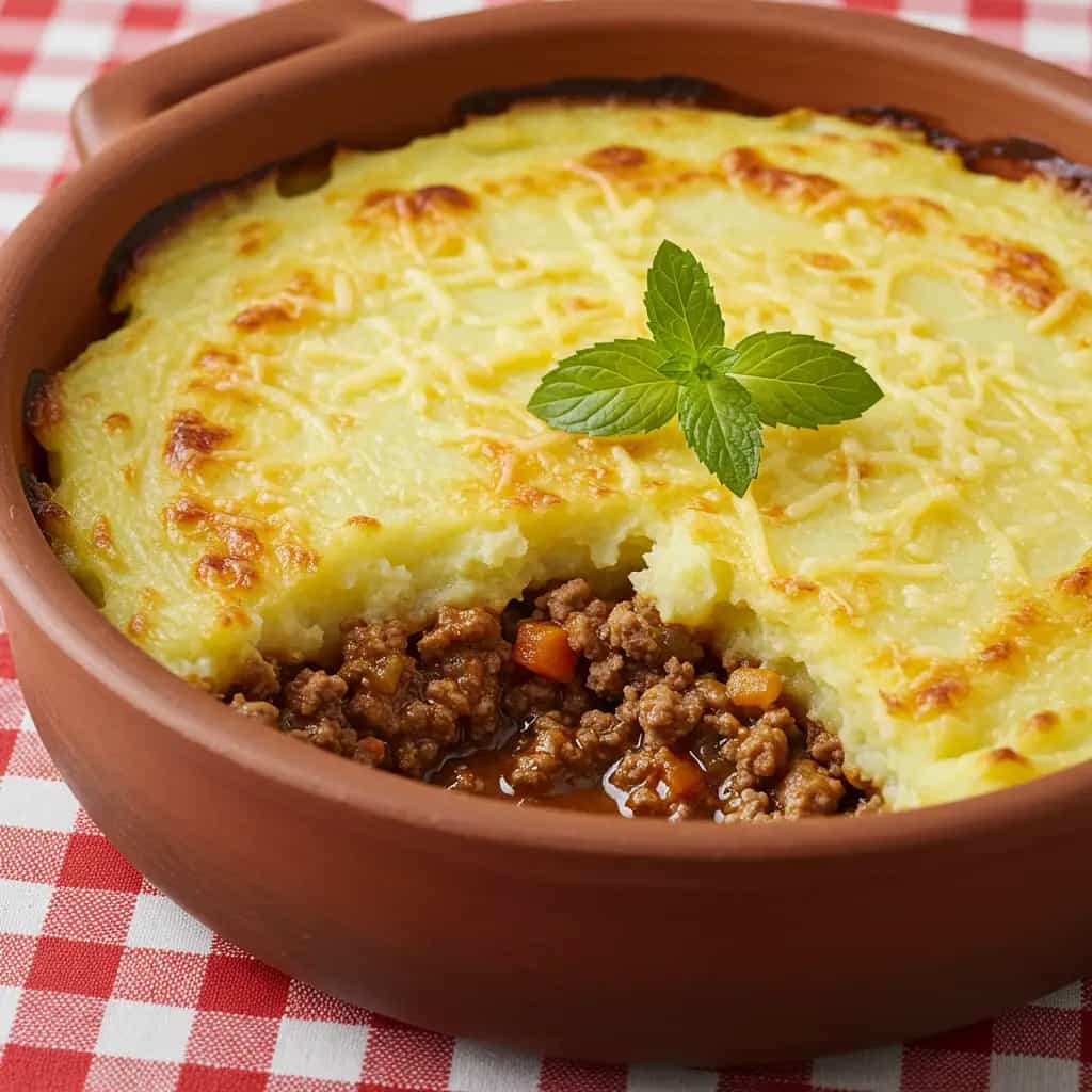 Bolo de Batata com Carne Moída
