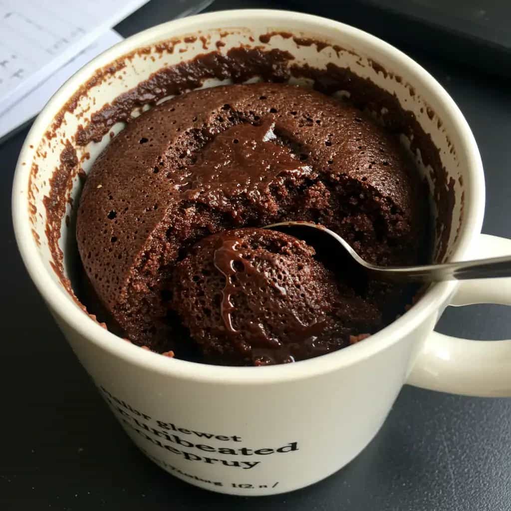 Bolo de Caneca de Chocolate