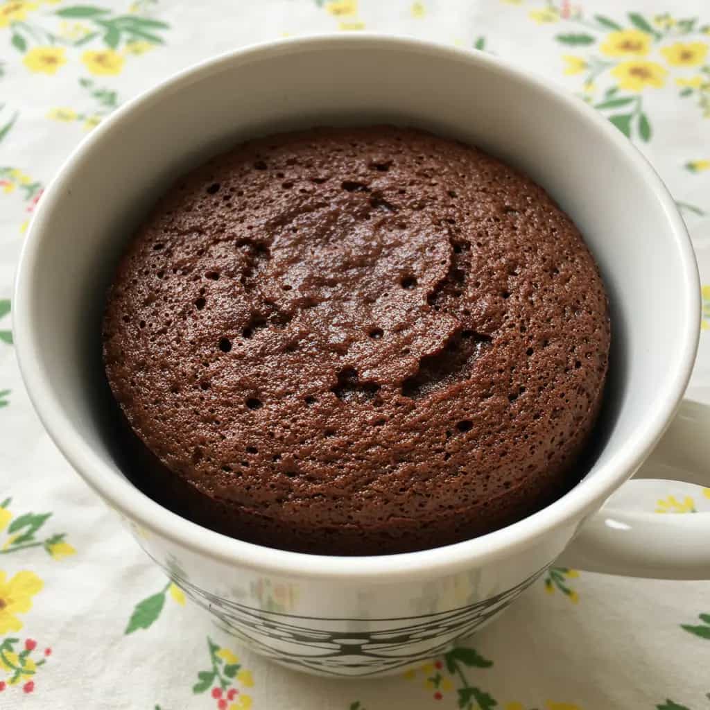 Bolo de Caneca de Chocolate sem Farinha