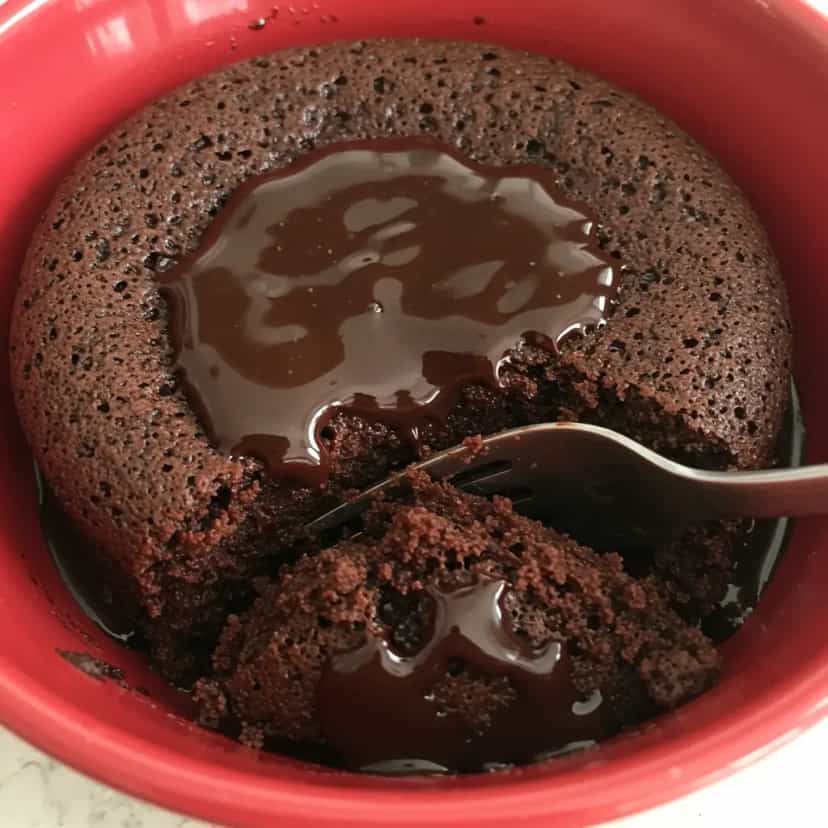 Foto deliciosa de Bolo de Caneca Fofinho (sem ovo) pronta para servir - Bolos & Cupcakes