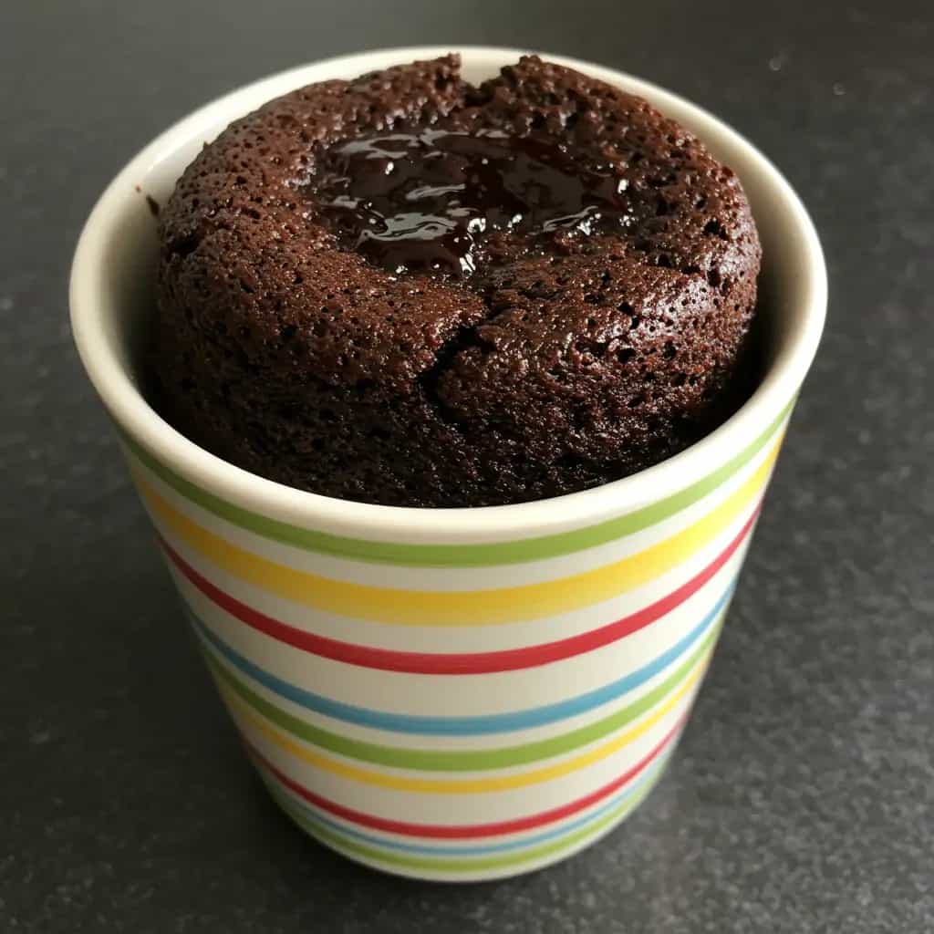 Bolo de Caneca Integral com Cacau Dietético (Sucralose)