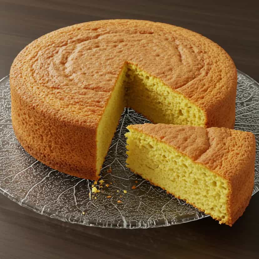 Foto deliciosa de Bolo de Canjica Cremoso pronta para servir - Bolos & Cupcakes