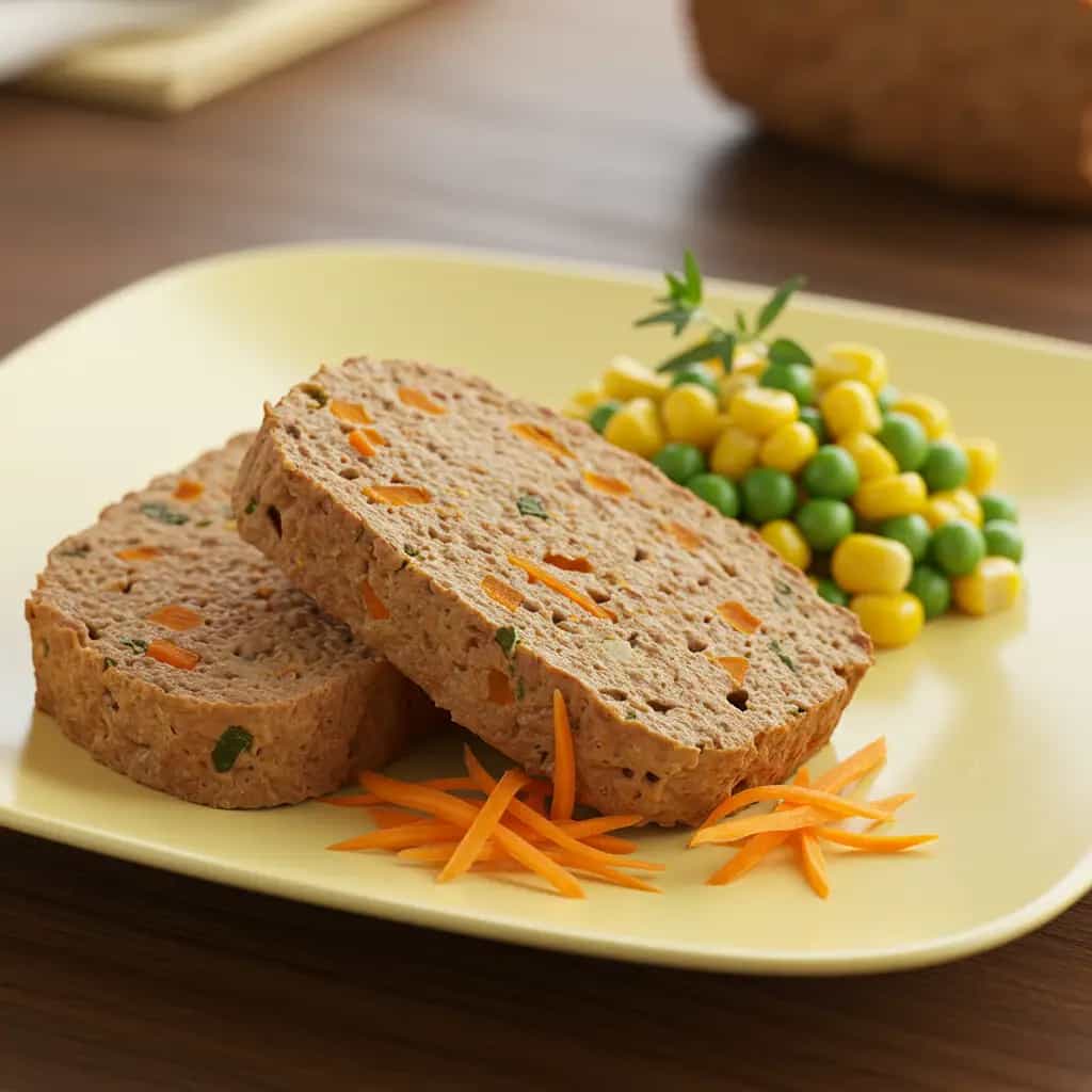 Bolo de Carne Moída com Legumes