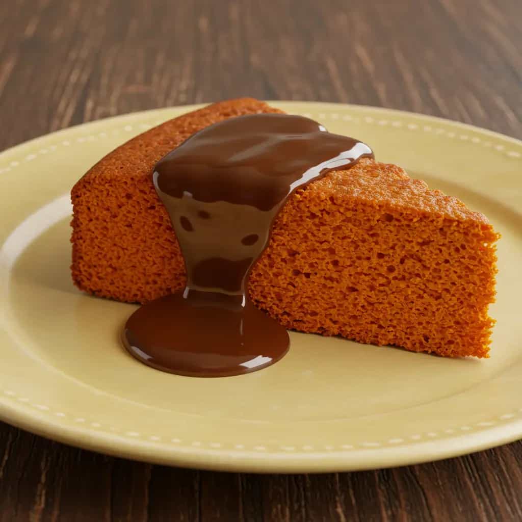 Bolo de Cenoura com Brigadeiro de Leite Condensado