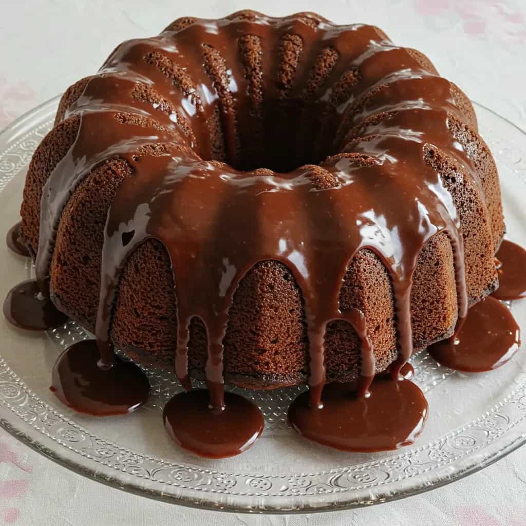 Bolo de Cenoura com Chocolate