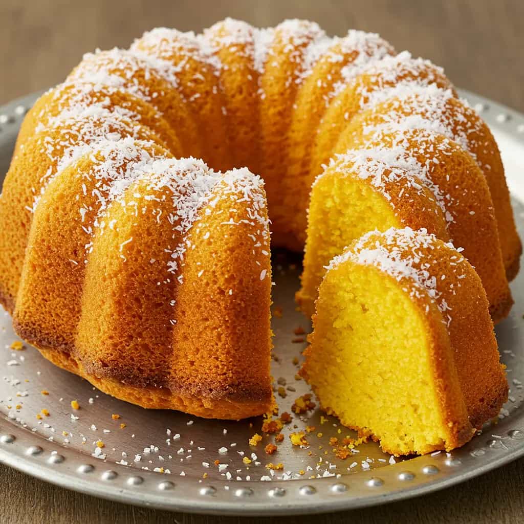 Bolo de Cenoura com Cobertura de Caramelo