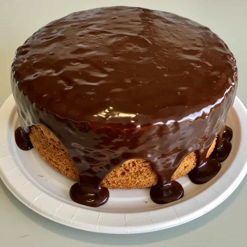 Bolo de Cenoura com Cobertura de Chocolate