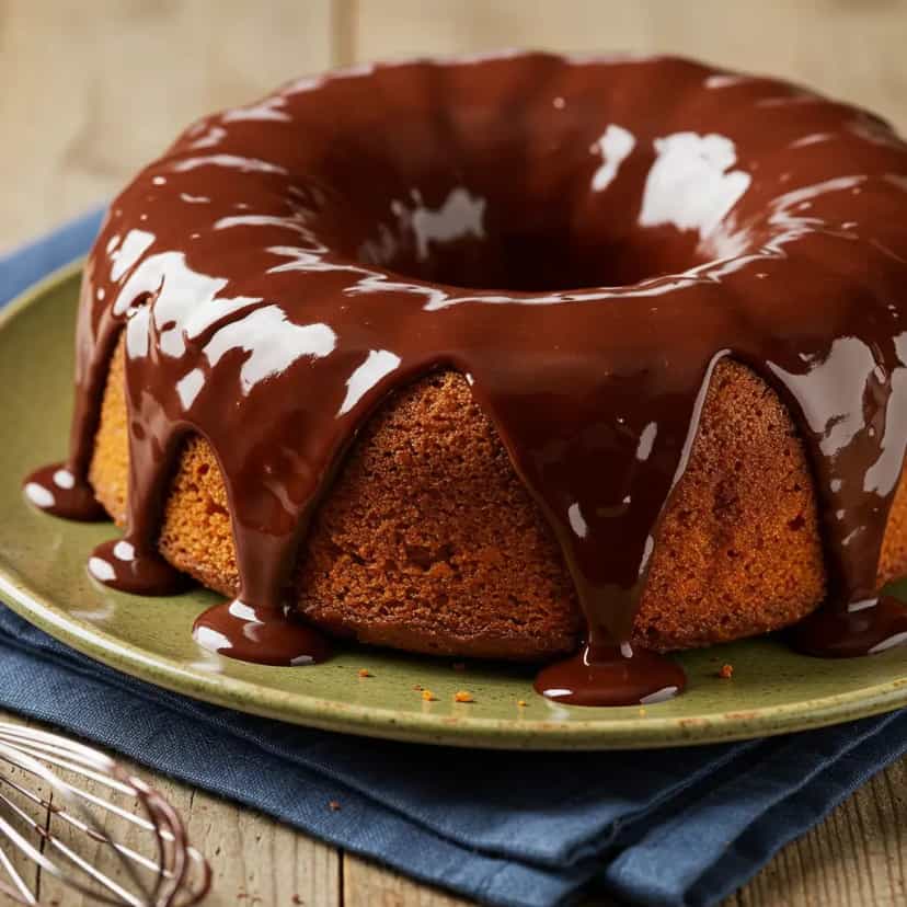 Foto deliciosa de Bolo de Cenoura Molhadinho pronta para servir - Bolos & Cupcakes