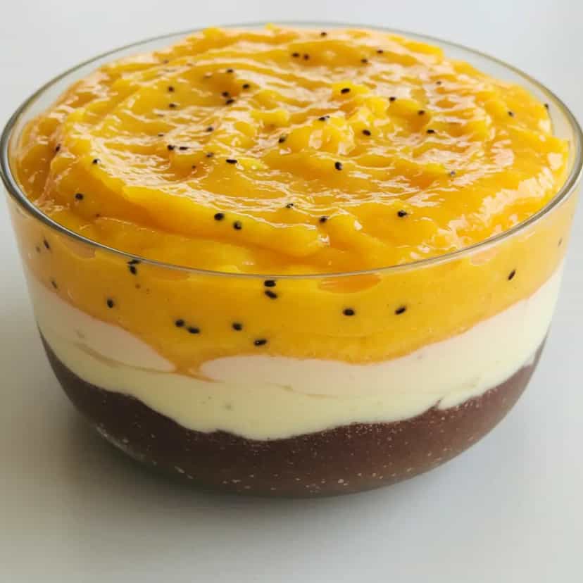 Foto deliciosa de Bolo de Chocolate, Brigadeiro e Mousse de Maracujá pronta para servir - Bolos & Cupcakes