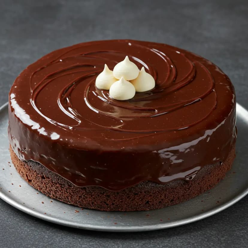Bolo de Chocolate com Bombons e Doce de Leite