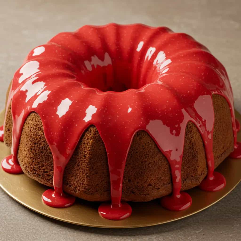 Bolo de Chocolate com Cobertura de Bicho de Pé