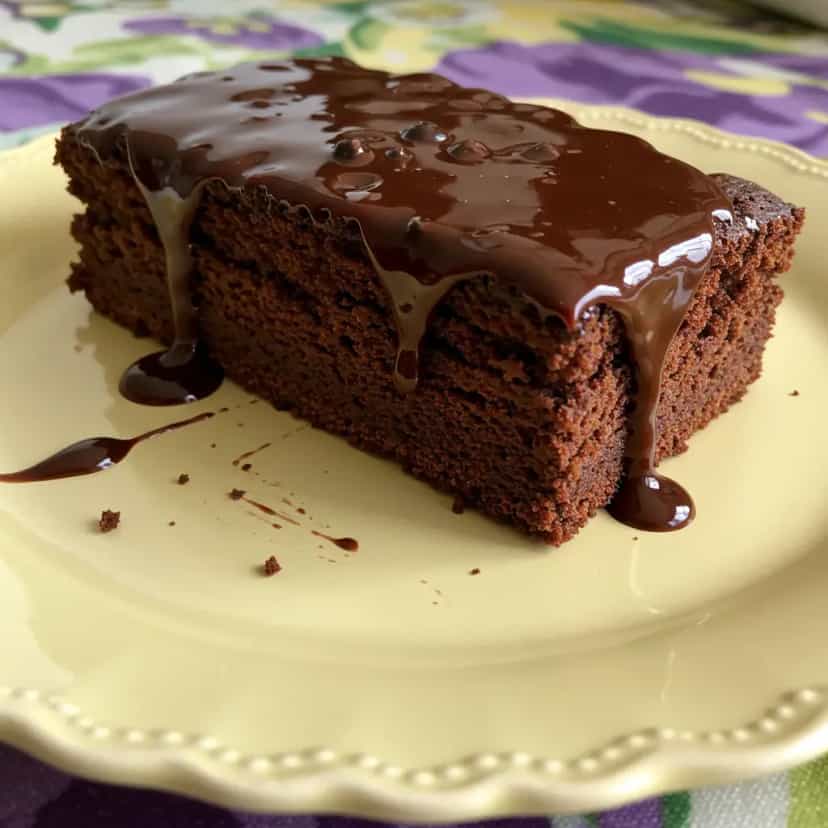 Foto deliciosa de Bolo de Chocolate com Doce de Leite e Ameixa pronta para servir - Bolos & Cupcakes