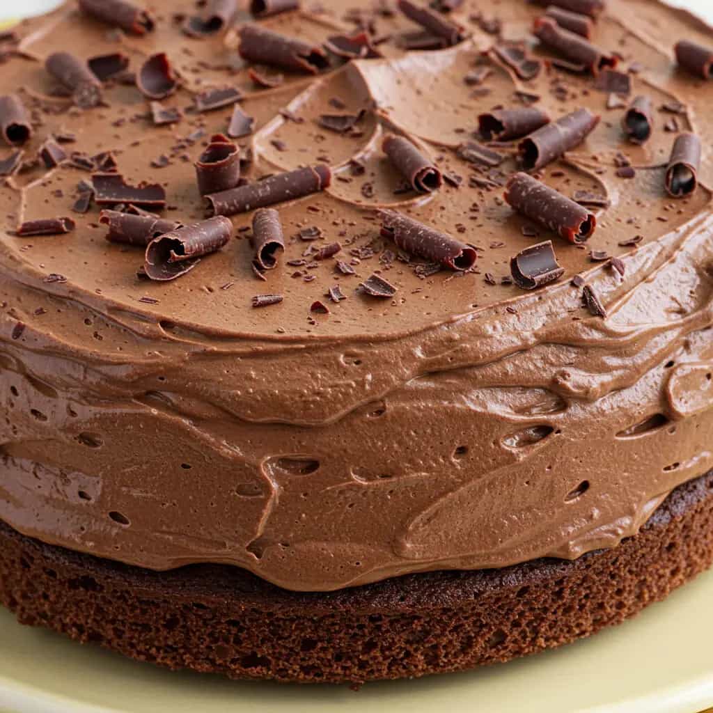 Bolo de Chocolate com Mousse de Chocolate