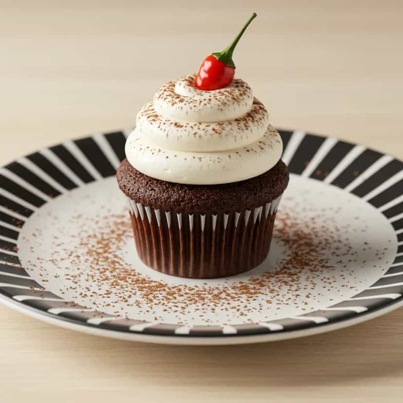 Foto deliciosa de Bolo de Chocolate com Pimenta Dedo-de-Moça pronta para servir - Bolos & Cupcakes