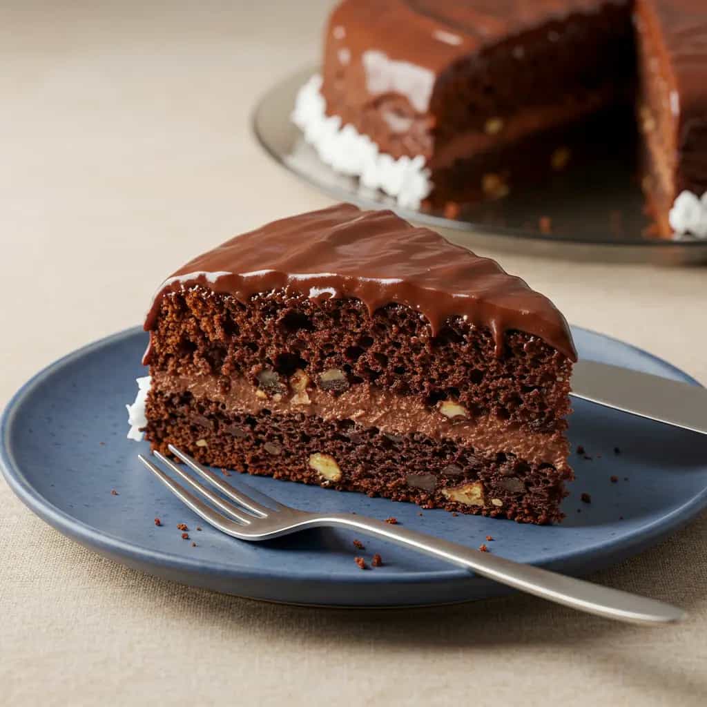 Bolo de Chocolate com Recheio de Brigadeiro