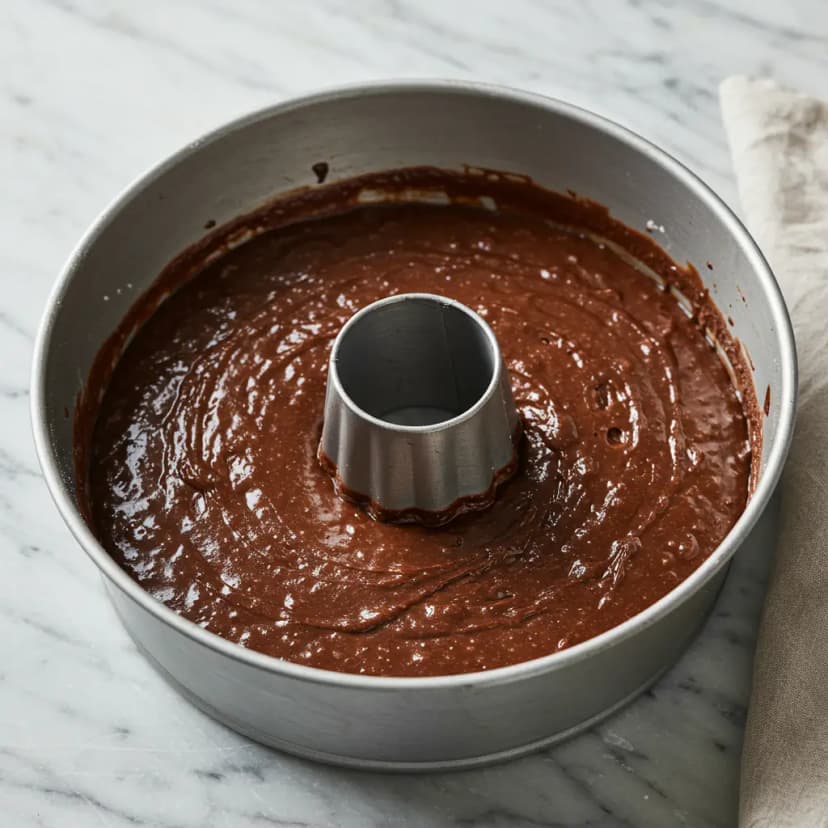 Bolo de Chocolate com Recheio de Castanha de Caju