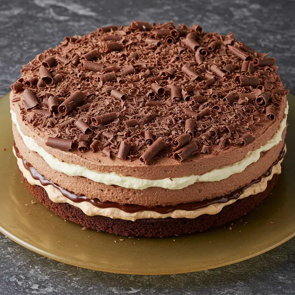 Bolo de Chocolate com Trufas e Ganache