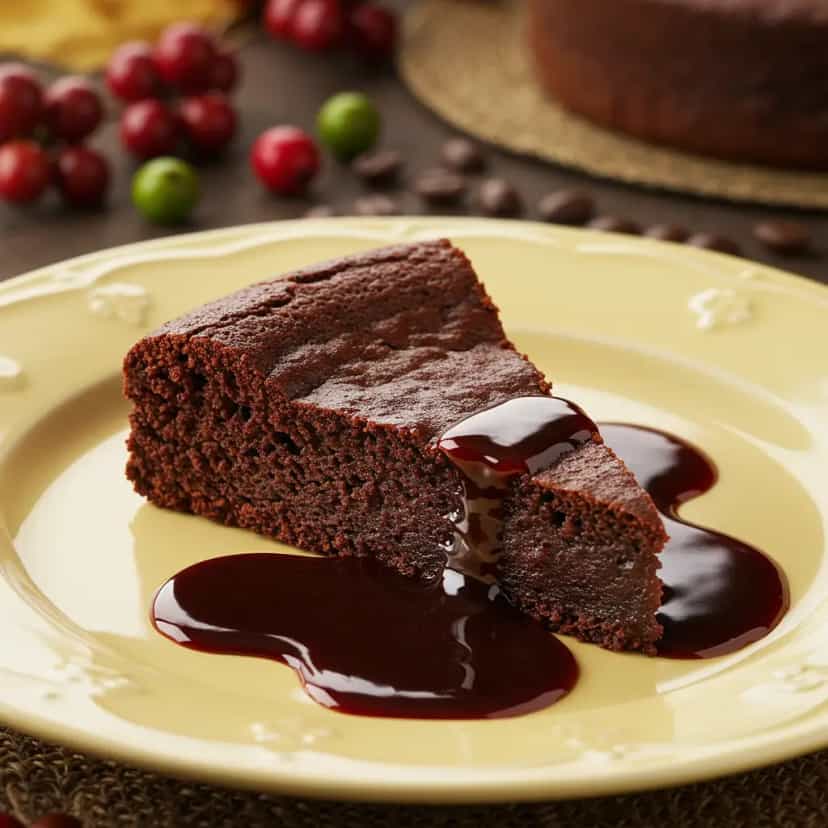 Foto deliciosa de Bolo de Chocolate e Café: Molhadinho e Irresistível pronta para servir - Bolos & Cupcakes