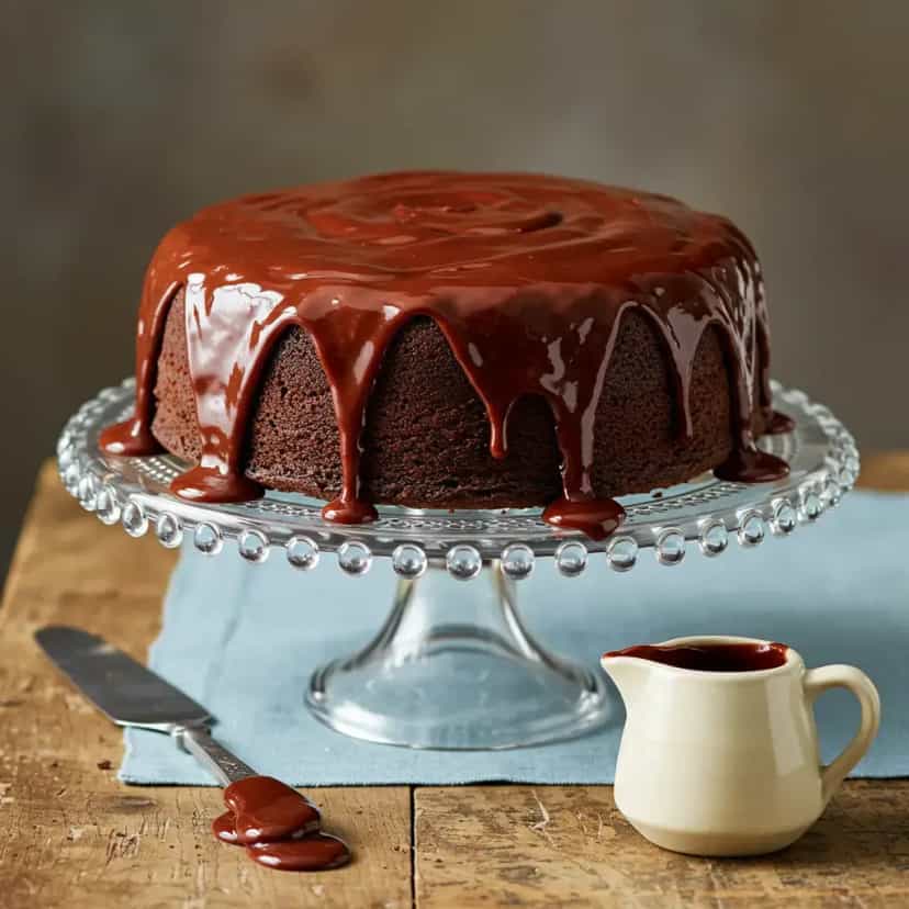 Foto deliciosa de Bolo de Chocolate Molhadinho (sem fermento) pronta para servir - Bolos & Cupcakes