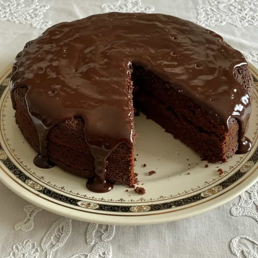 Foto deliciosa de Bolo de Chocolate Molhado ao Rum pronta para servir - Bolos & Cupcakes