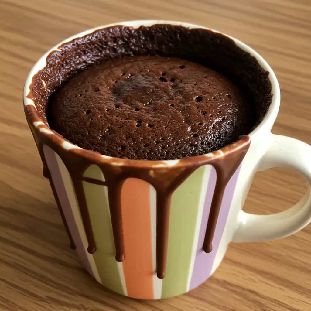 Bolo de Chocolate Rápido no Microondas