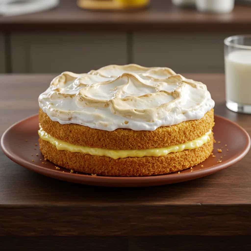 Bolo de Coco com Brigadeiro de Limão e Marshmallow