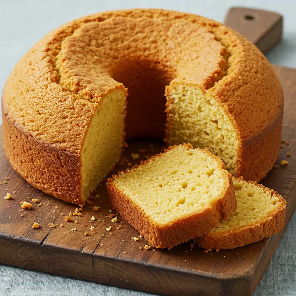Bolo de Cuscuz Integral com Leite de Coco