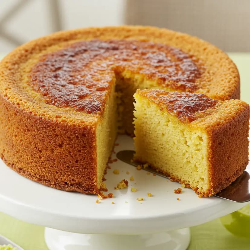 Bolo de Fubá com Coco Super Fofo
