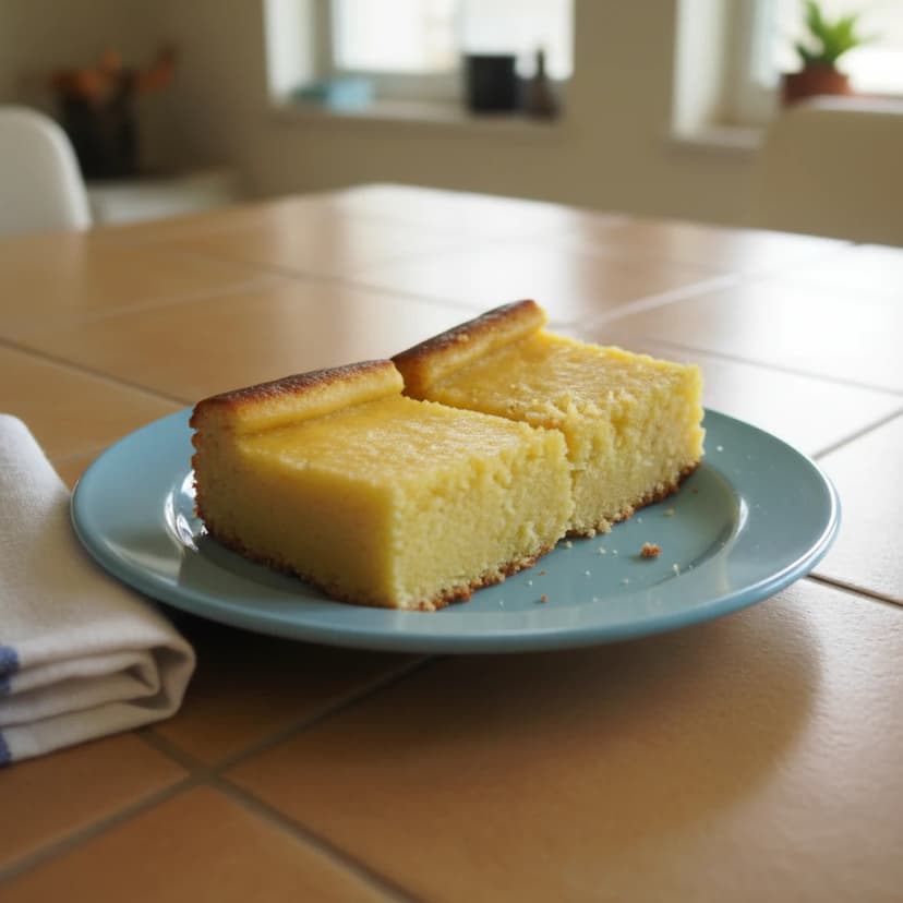 Bolo de Fubá Cremoso