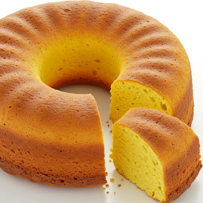 Bolo de fubá sem glúten sem lactose e sem açúcar