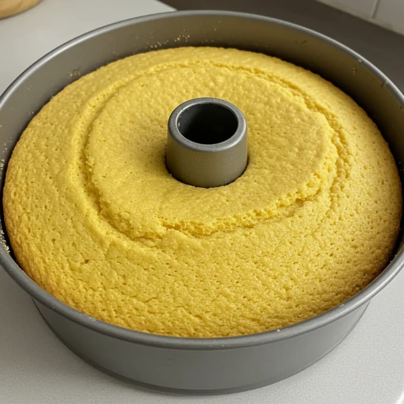 Bolo de Fubá Simples