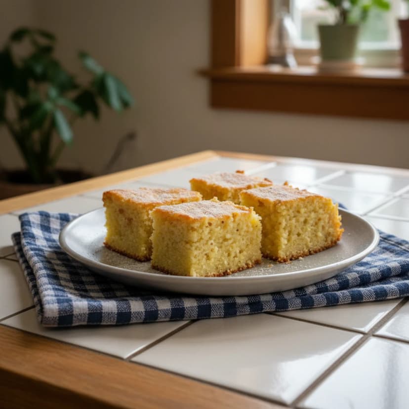Bolo de Fubá Simples e Delicioso