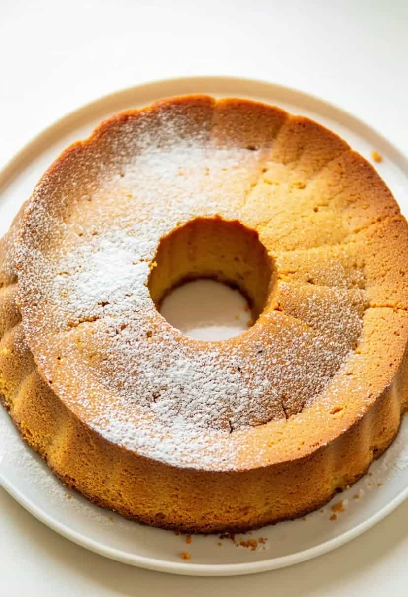 Foto deliciosa de Bolo de Fubá pronta para servir - Lanches de Padaria