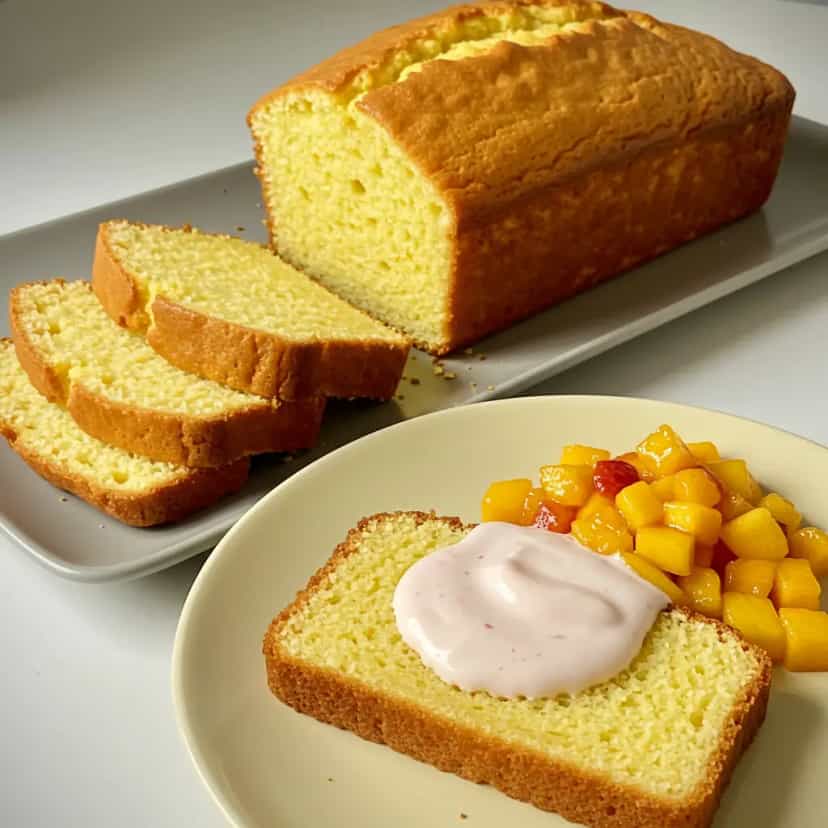 Foto deliciosa de Bolo de Iogurte Grego com Frutas Vermelhas pronta para servir - Bolos & Cupcakes