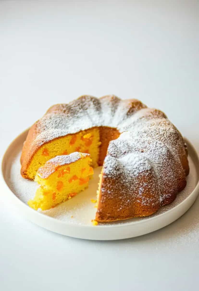 Foto deliciosa de Bolo de Laranja pronta para servir - Bolos & Cupcakes