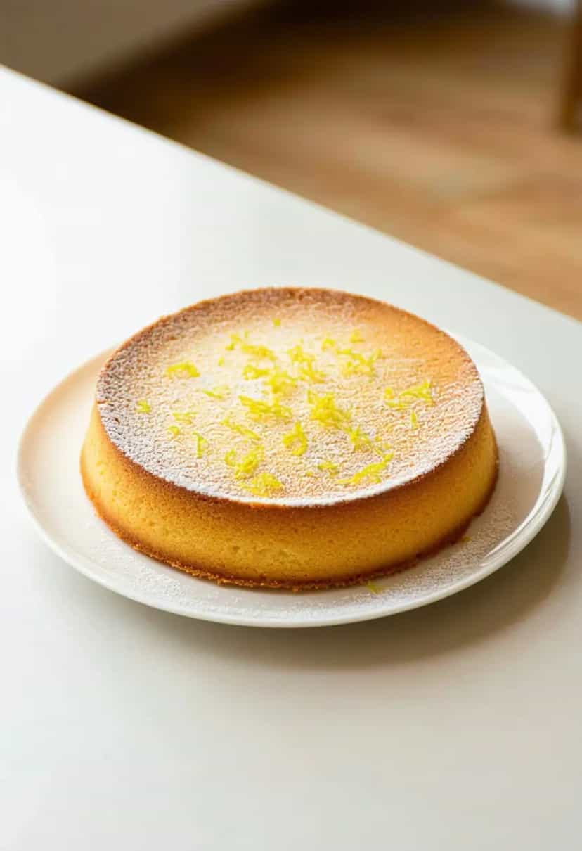 Foto deliciosa de Bolo de Limão Sem Glúten Pronto em 15min. pronta para servir - No Micro-ondas