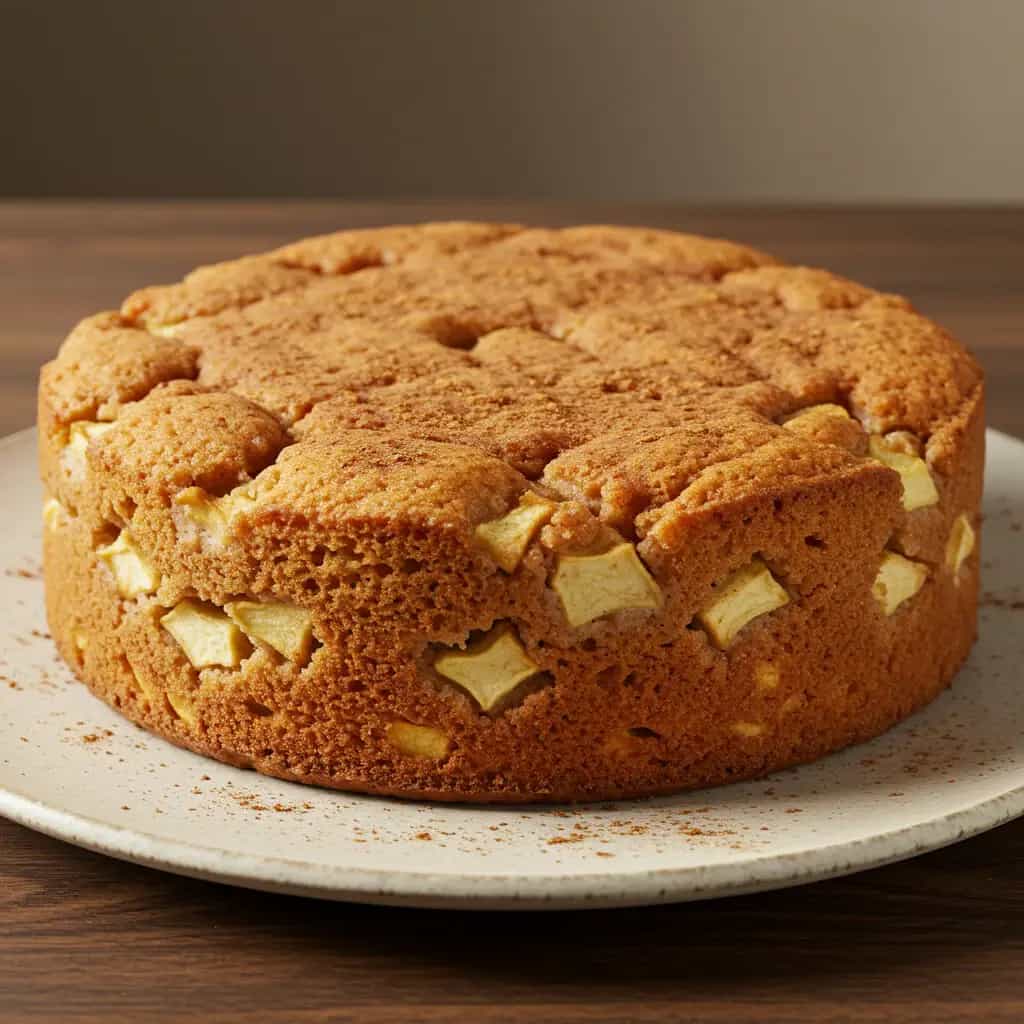 Bolo de Maçã Caseiro com Canela