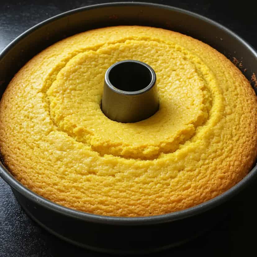 Foto deliciosa de Bolo de Milho Verde pronta para servir - Bolos & Cupcakes