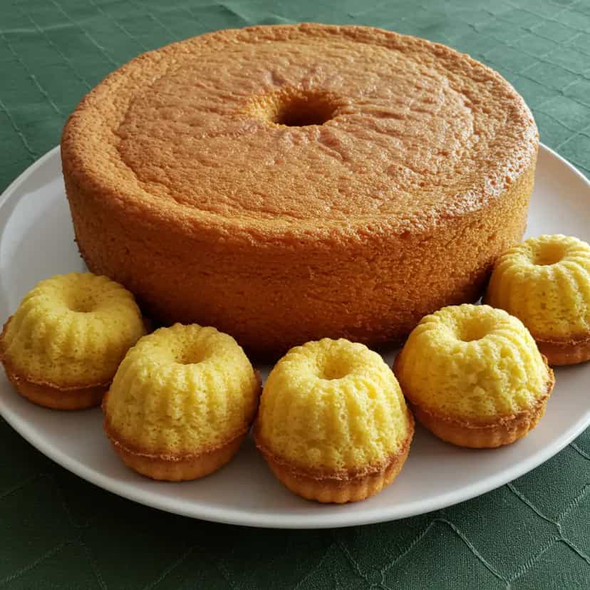 Foto deliciosa de Bolo de Milho Verde pronta para servir - Bolos & Cupcakes