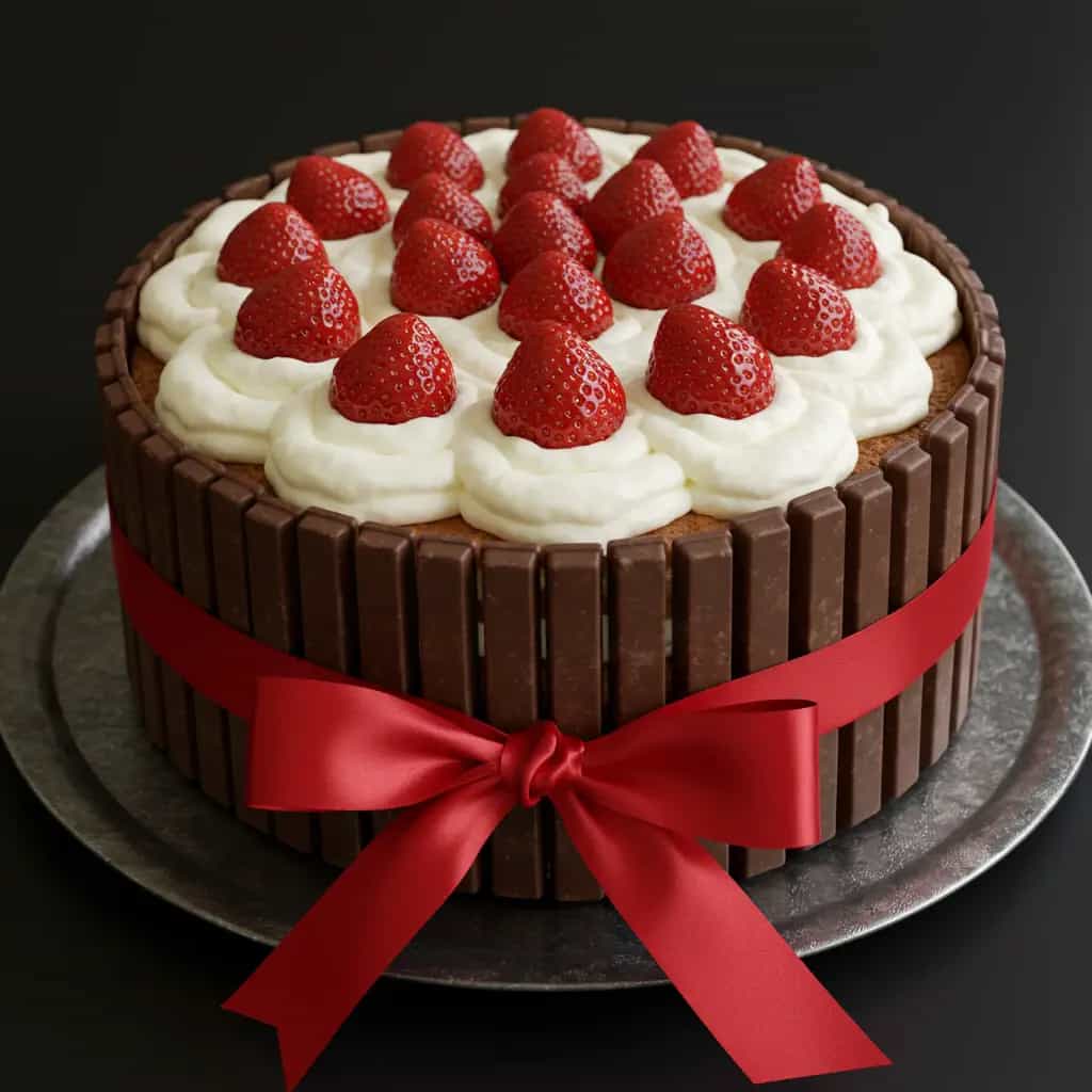 Bolo de Morango com Brigadeiro e Chantilly