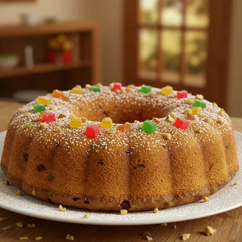 Foto deliciosa de Bolo de Natal pronta para servir - Bolos & Cupcakes