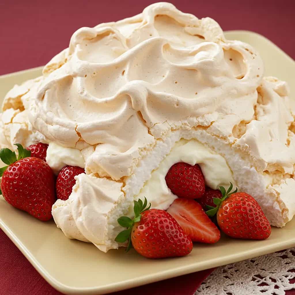 Bolo de Sorvete com Biscoito Champagne