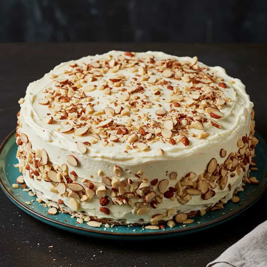 Bolo Esponja com Recheio de Amêndoas