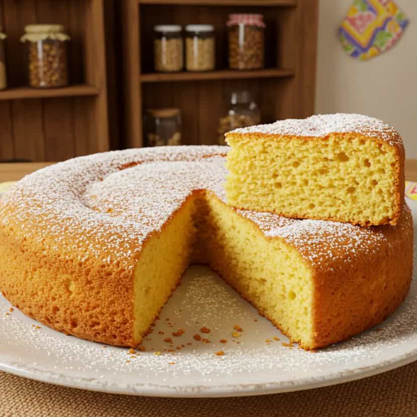 Foto deliciosa de Bolo Fofinho da Vó Maria pronta para servir - Outras Receitas